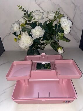Caboodles Pink Makeup Organizer Case